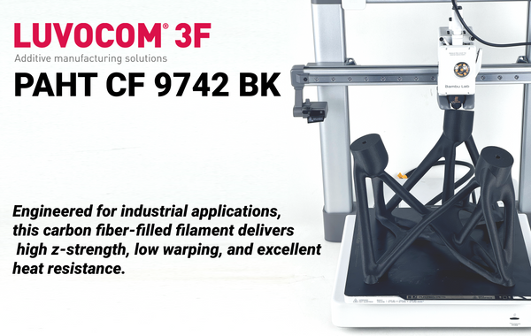 Introducing LUVOCOM 3F PAHT® CF 9742 BK Filament