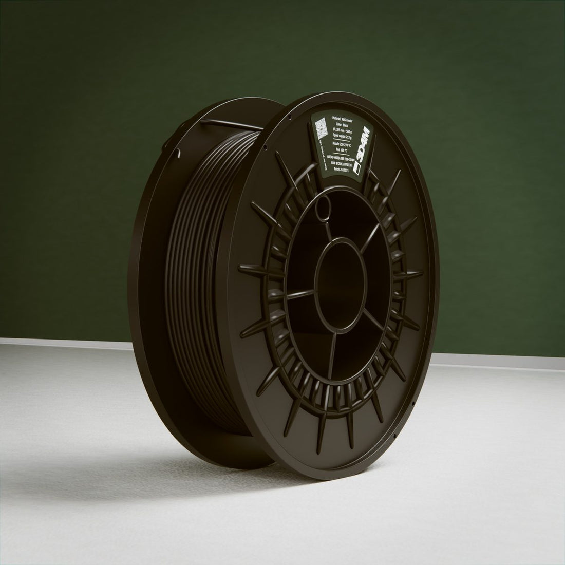 ABS Kevlar Filament, Black, 500 g, 2.85 mm