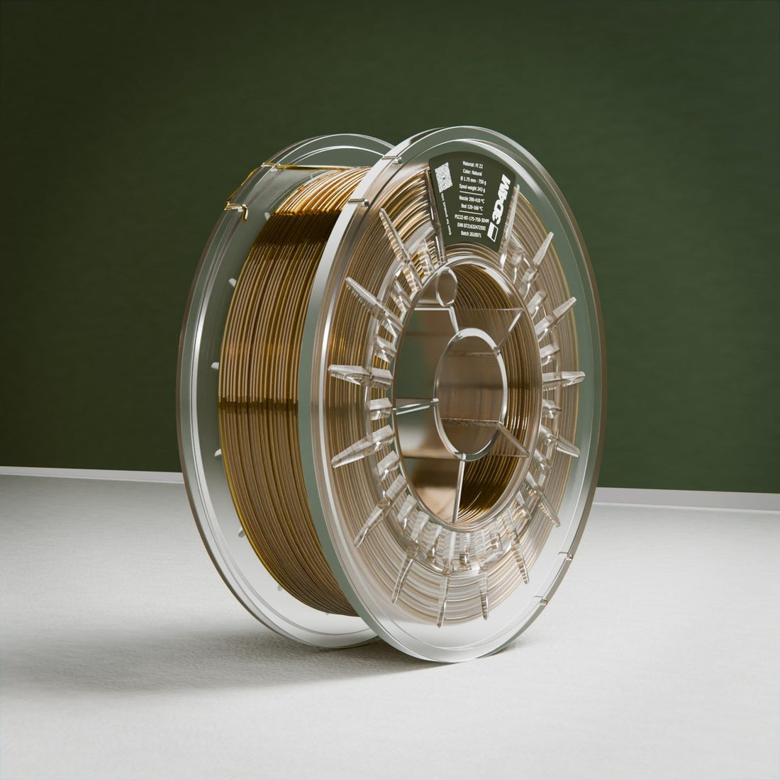 PI Z2 Filament, Natural, 750 g, 1.75 mm
